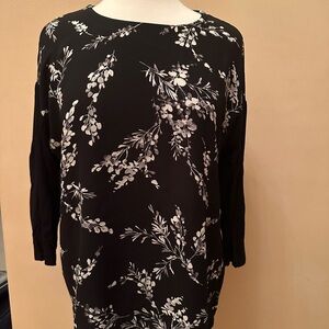 J. Jill Wearever Collection Black Top